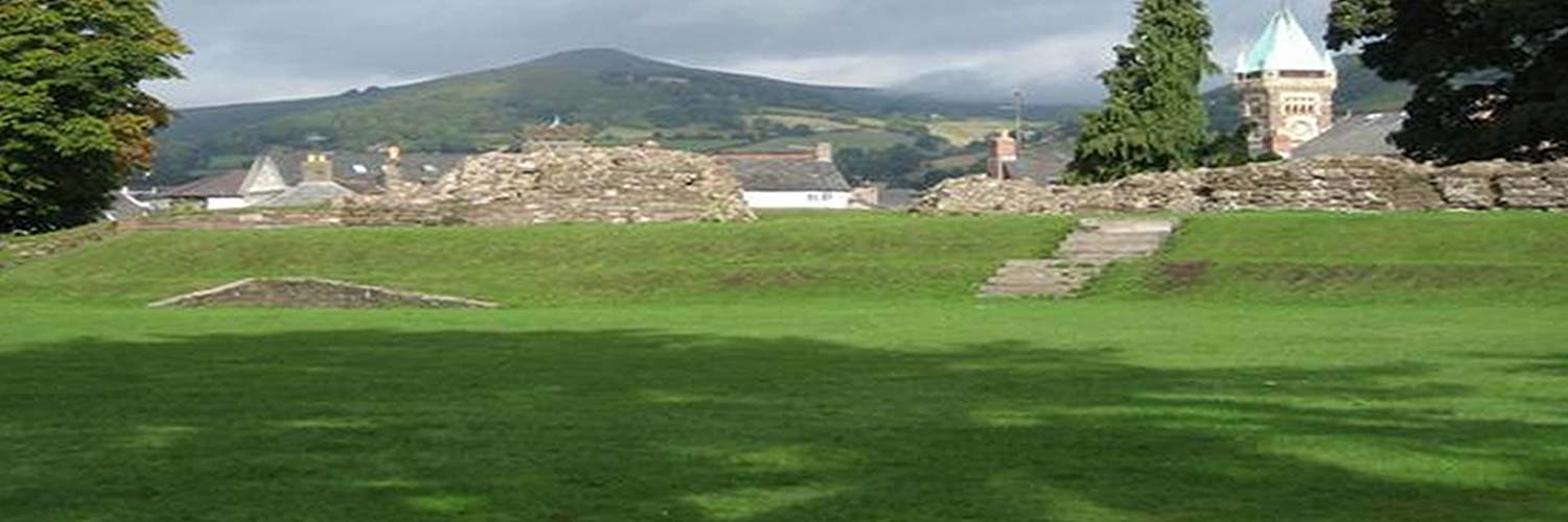 Abergavenny and Sugar Loaf from the castle